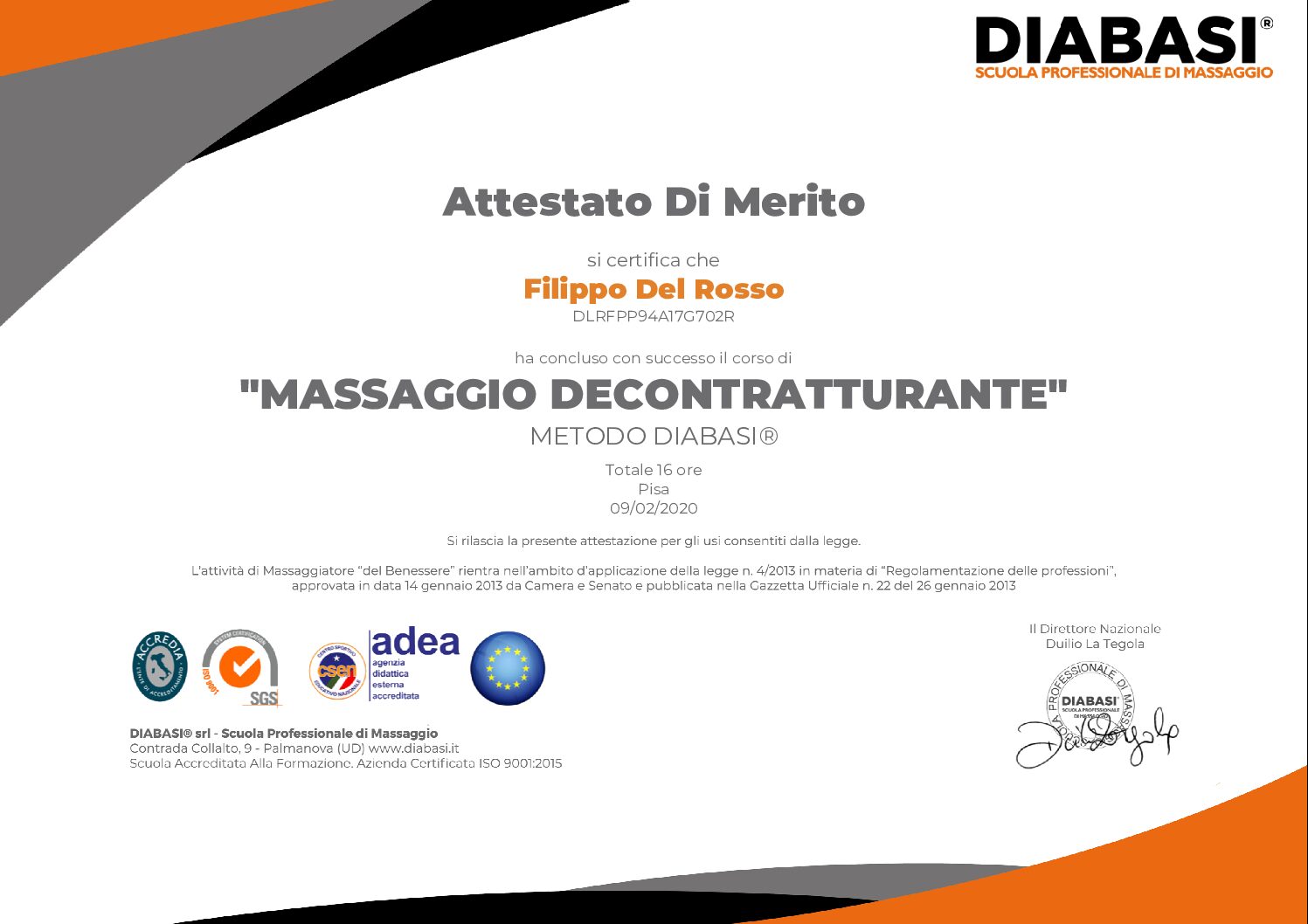 MASSAGGIO DECONTRATTURANTE