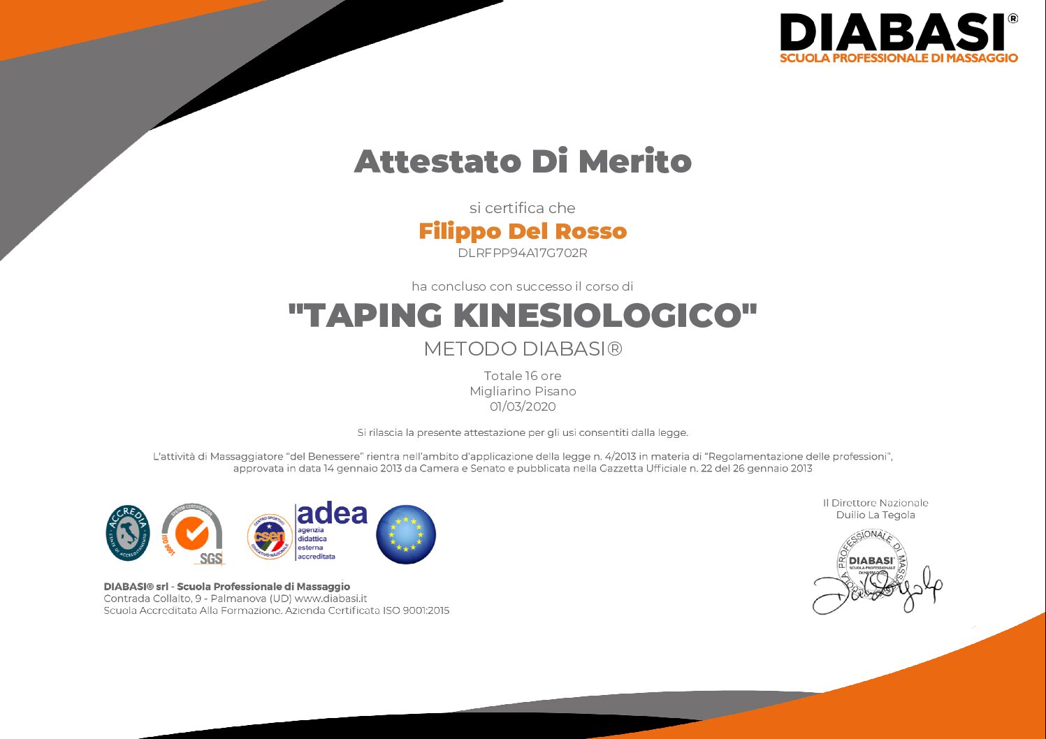 TAPING KINESIOLOGICO